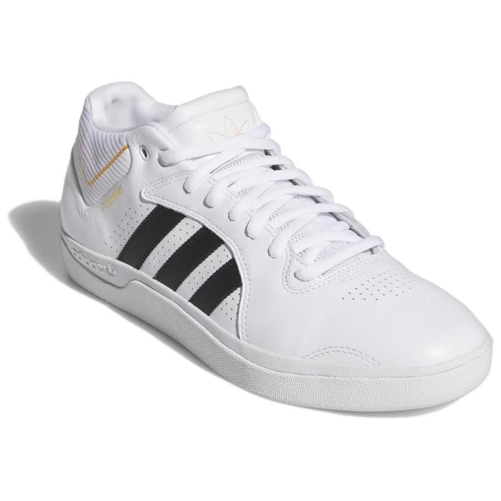 Adidas Tyshawn Remastered White Black Gold Men Sneakers Cloud-White Core-Black Gold-Metallic IF4625