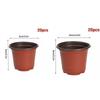 50/20Pcs Plastic Flowerpots Nursery Seed Starting Pot Garden Accessories Transplant Flower Pot Gardening Plant Pots Set