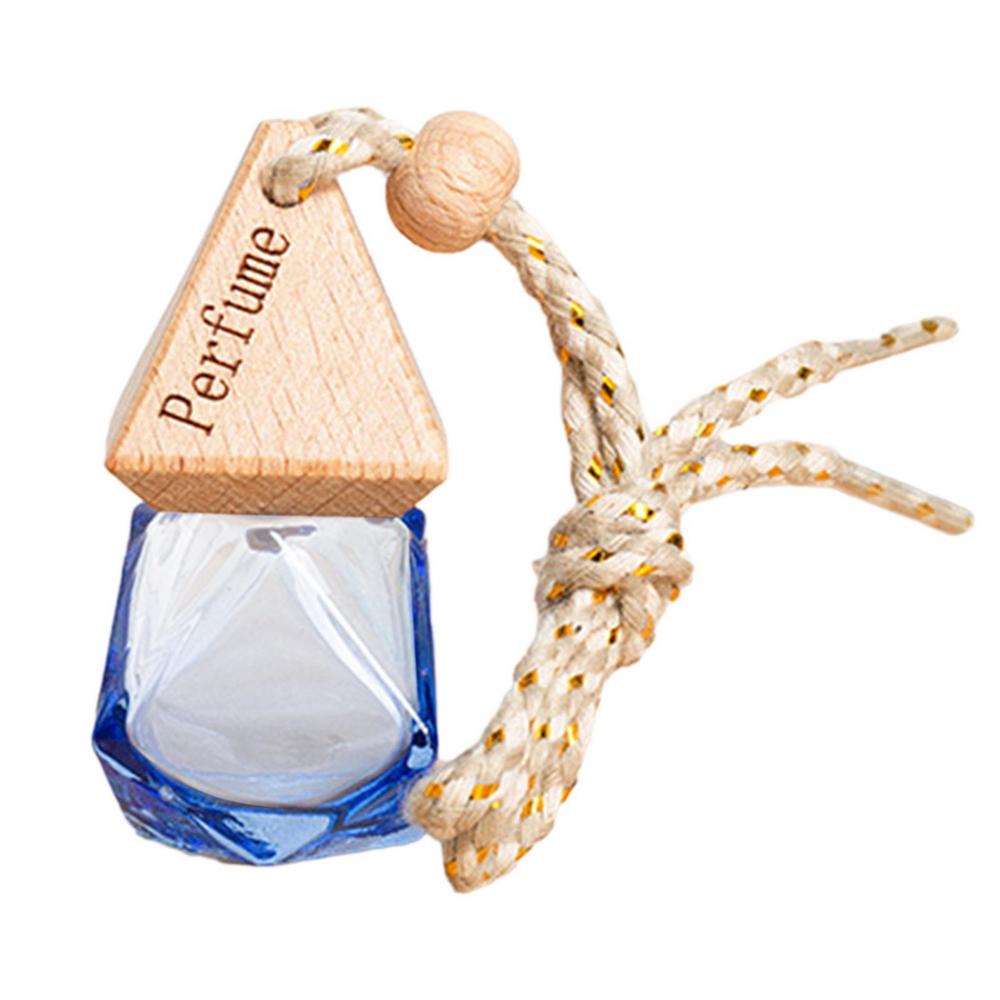 Подвесной автомобильный освежитель воздуха Бутылочка Ароматерапия Аромат Диффузор эфирных масел Треугольная крышка Подвесной парфюм-подвеска Автодекор