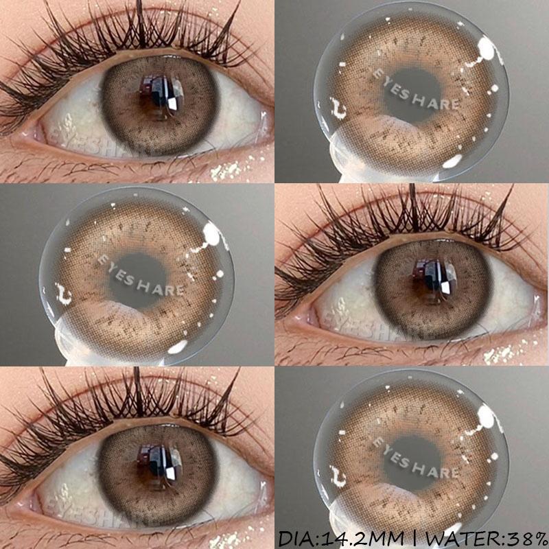 2Pcs Colored Contact Lenses for Eyes Cosplay Red Eye Lens Purple Anime Lenses Halloween Beauty Cosmetic for Eyes Yearly