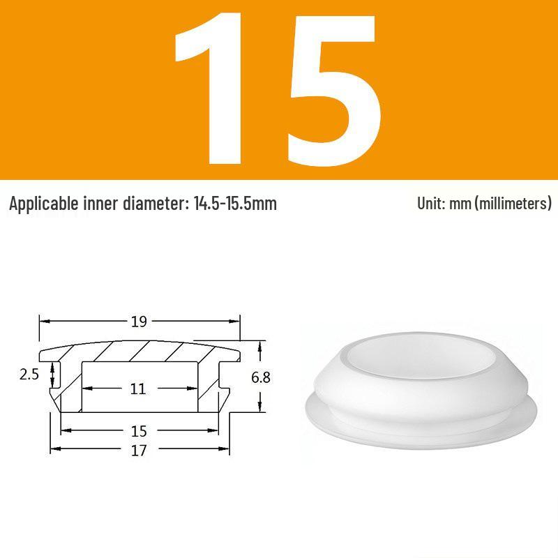 High-Temp Resistant Silicone Rubber Stopper with Card Slot Sealing Cap