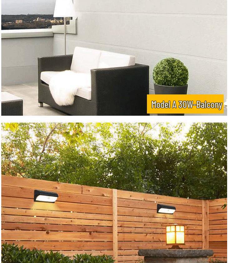 Waterproof LED Motion Sensor Outdoor Wall Light: Modern Minimalist Design for Courtyard, Balcony, and Entryway