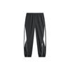 Li Ning Outdoor Series Casual Loose Knit Sports Pants Men Bottoms Black Cream AYKU675-1