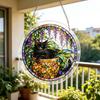Acryl Puzzle Sonnenfänger DIY Puzzle Sonnenfänger Set mit UV-bedrucktem Design Buntes Fensterhängeornament für Haus Garten Dekoration