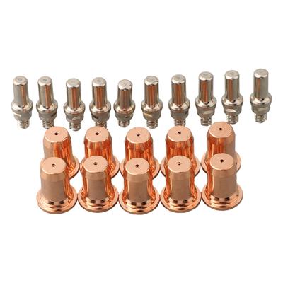 Plasma-Elektroden-Spitzen Set mit 20 Stück 0,9 mm 30A/40A für Forney 700P mit IPT40-Brenner Kompatibel mit mehreren Modellen