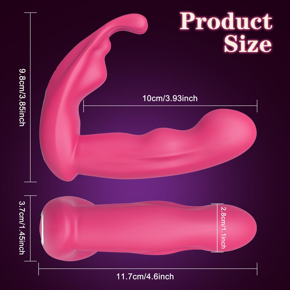 Voksenleker Vibrator Masturbasjonsverktøy for Kvinner Vibrator Klitorisstimulator Penetrering Vagina Vibrasjon Dildo Vibrator Leker