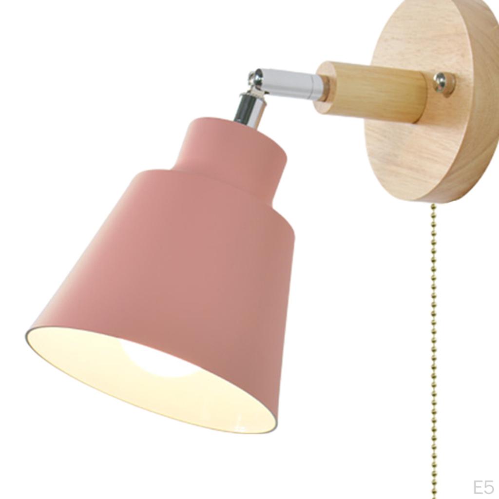 Light, Wall Mounted Modern Style Bedside Sconce E27 Socket for Livingroom Porch Decor Bedroom