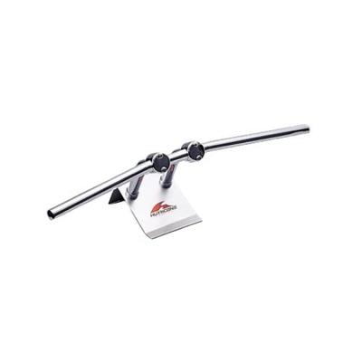 HURRICANE Handlebar P1 Inch Flat 0 Type Chrome Plated HB0148C-01