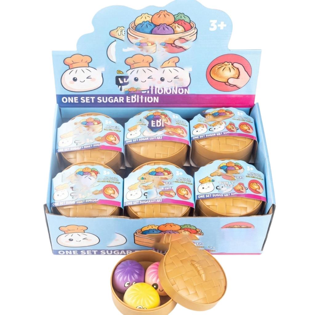 Cartoon Dumplings A Stress-relieving Pinching Device