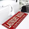 1PC red laundry kitchen bedroom carpet mat doormat absorbent carpet, home decoration strip carpet mat