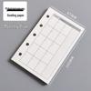 In-Stock A8 M5 Planner Refillable Loose-Leaf Inner Pages: Grid, Blank, Vertical Line, Weekly Plan, One Page Per Day, Punch-In Style.