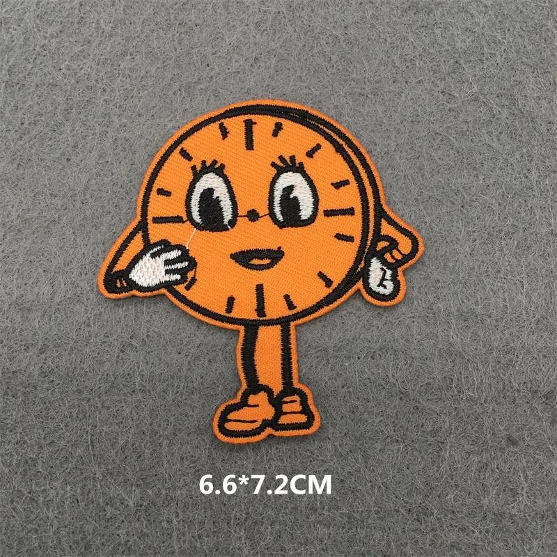 Embroidered Patches On Clothes Punk Patches For Clothing Diy Skull Stripes Stickers Cartoon Patches Appliques Badges