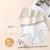 Ladies Spring and Autumn Cotton Widened Side Leakage Prevention Period Briefs