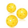 6 Pack Pickleball Balls 26 Holes Pickleballs for Outdoor Indoor Sports Pickle Ball Set Durable Cricket Kit Net Bag