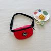 Children Nylon Stylish Waist Pack Simple Solid Color Letter Design For Boys And Girls