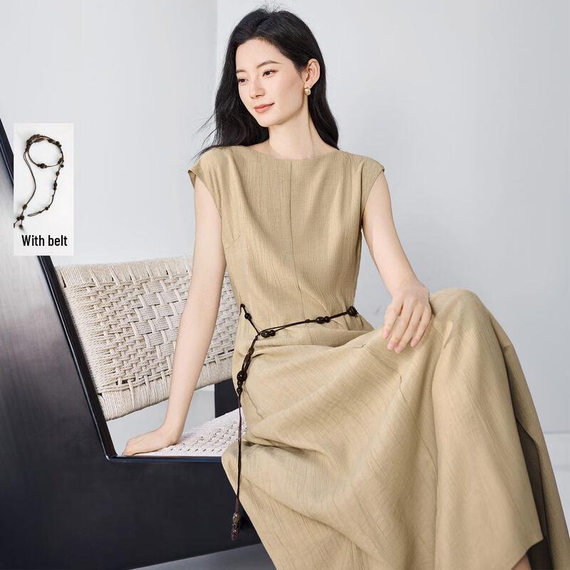 IHIMI Women s Resort A-Line Midi Dress L