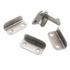 20Pcs Silver Angled Drawer Lock Strike Plate for Home Office Cabinet Cupboard Drawer Door Furniture Connector Hardware Fastener