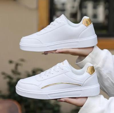Damen Atmungsaktive Sneaker Lässig Klassisch Rutschfest Kleine Weiße Brettschuhe Hohe Qualität Flats Schuhe Damen Walking Mujer