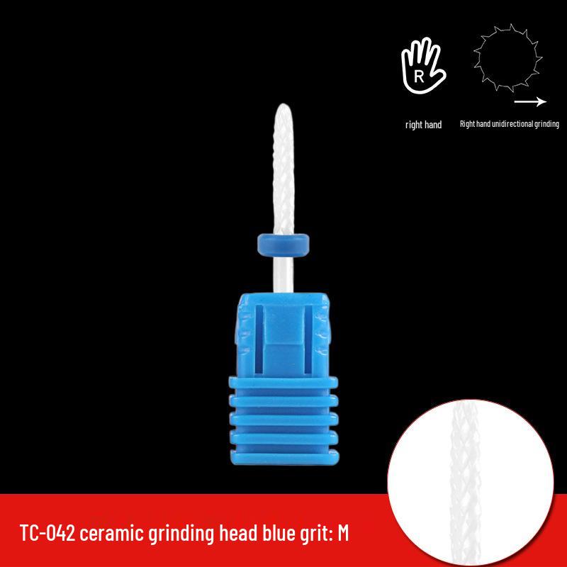 Single Bullet-Shaped Ceramic Nail Grinding Head 2.35