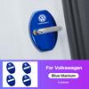 4Pcs Stainless Steel Car Door Lock Protective Cover For VW Volkswagen Golf 5 6 7 Tiguan Polo MK7 ID.3/4/6 xn4