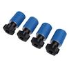 4PCS ATV Anchors Blue Color Lock and Ride Tie Down Anchors Replacement for Polaris RANGER GENERAL with 1 7 16in Hole