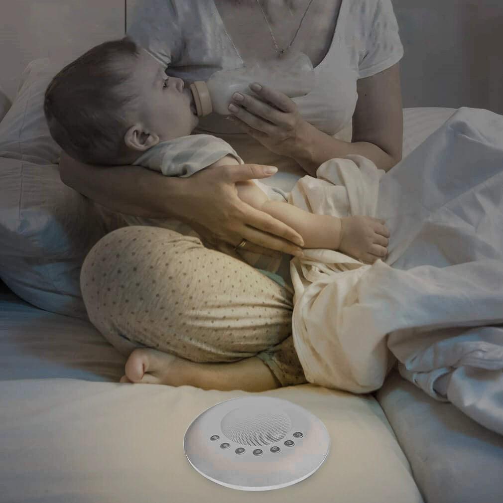 Baby Sleep Sound Machine & Night Light Soother