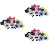Set di Ciondoli Zaino Bambole Peluche Powerpuff Girls Giocattoli Morbidi Adorabili Per Bambini E Fan