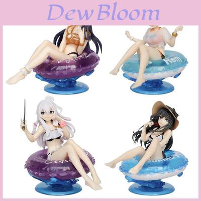 Pvc Material 10cm Height Anime Character Assembly Required Various Colors