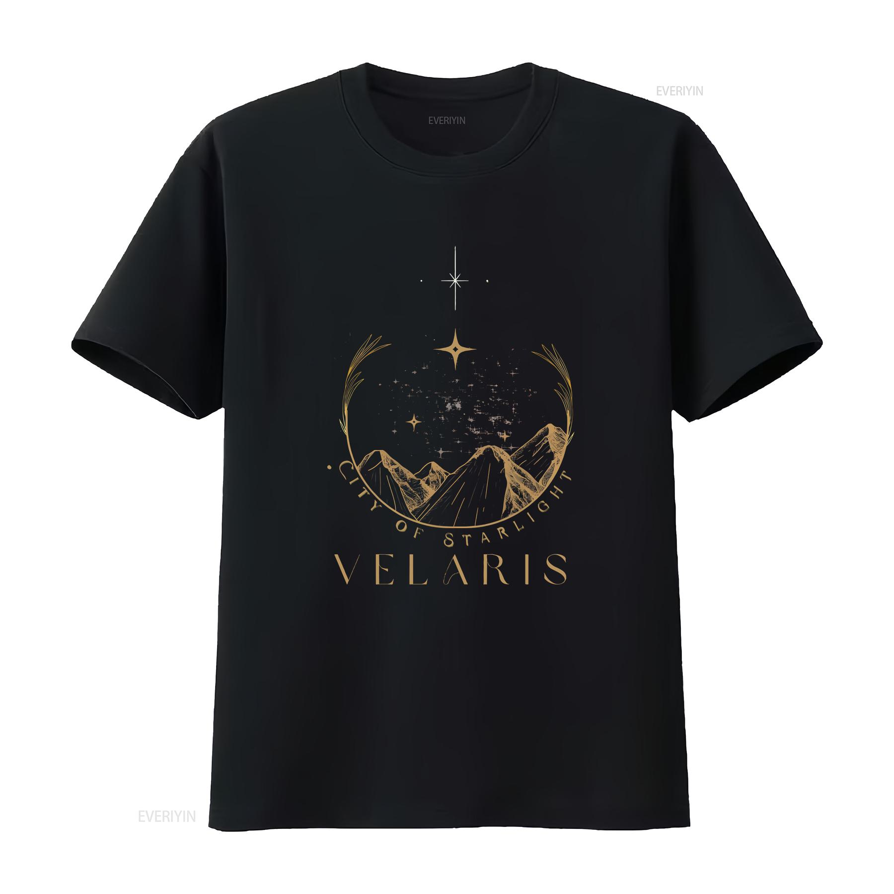 

Velaris T Shirt to the stars who listen and dreams that are answered night court acotar A of thorns vintage Washed Comfortable 4XL