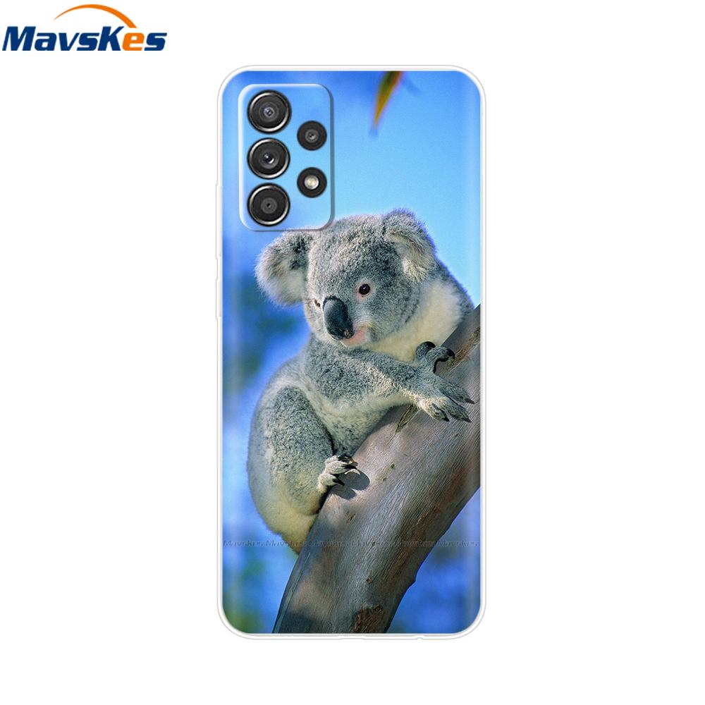 Für Samsung A52S 5G Hülle Niedliche Maus Blume Bemaltes Cover Klare Silikon Handyhülle Für Samsung Galaxy A52 A 52 52S 5G Weiche Taschen