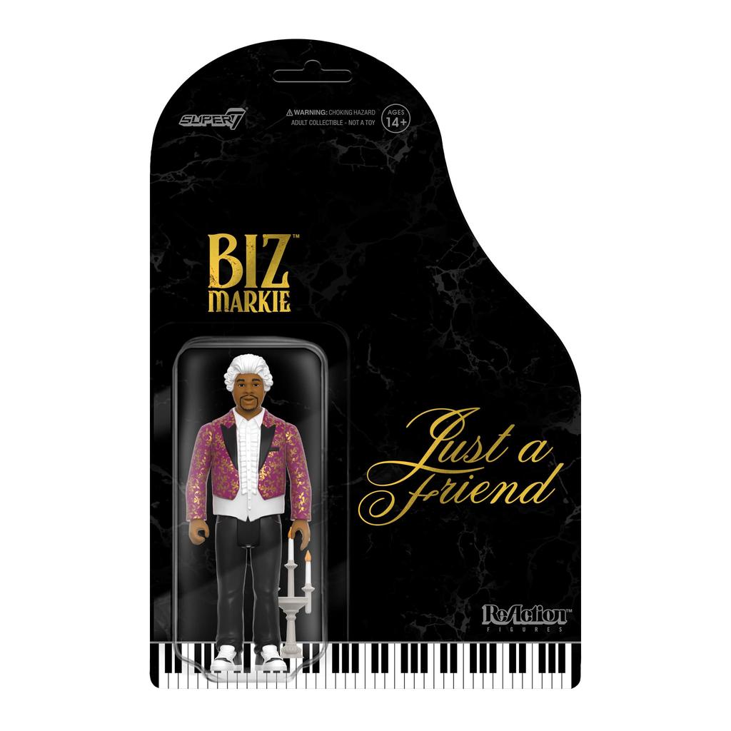 Super7 Biz Markie A Biz Markie Action Figure with Classic Hip Hop Collectible Retro Toy (Just Friend) - 3.75" Accessories,