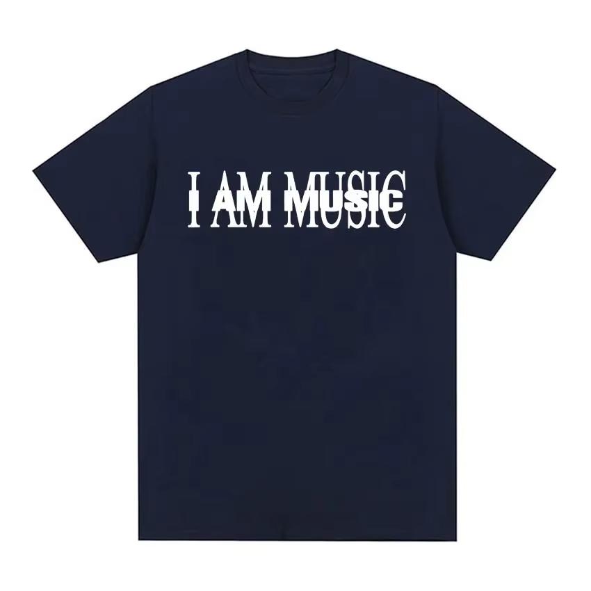 Playboi Carti I Am Music Album Print T-Shirt  Opium Ken Carson Destroy Lonely T Shirts Men 100% Cotton Loose Tops Breathable Tee