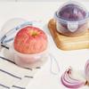 Fruit Preservation Box, Apple Storage Box, Household Circular Sealed Box with Lid, Onion Box, Microwave Oven Heated Rice Box