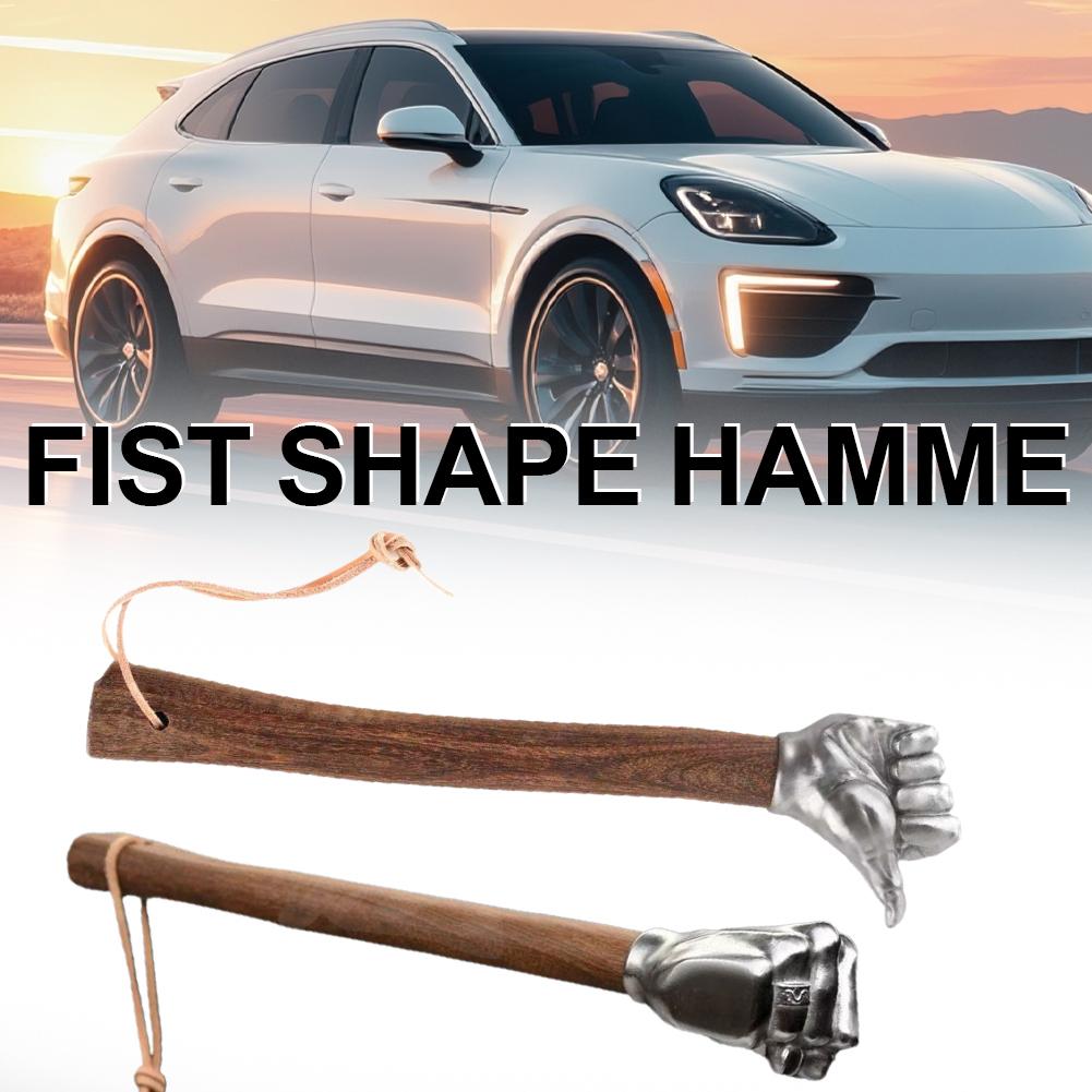 Edelstahl Faustförmiger Hammer Tragbar Outdoor Auto Montiert Multifunktionales Fensterbrechwerkzeug Handwerkzeuge Werkzeug Hardware