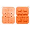Ice Cube Tray Bear Shape Silicone Ice Cube Maker Cute DIY Candy Chocolate Mold for Whiskey Bourbon Funny Bear Gifts for Men Women
