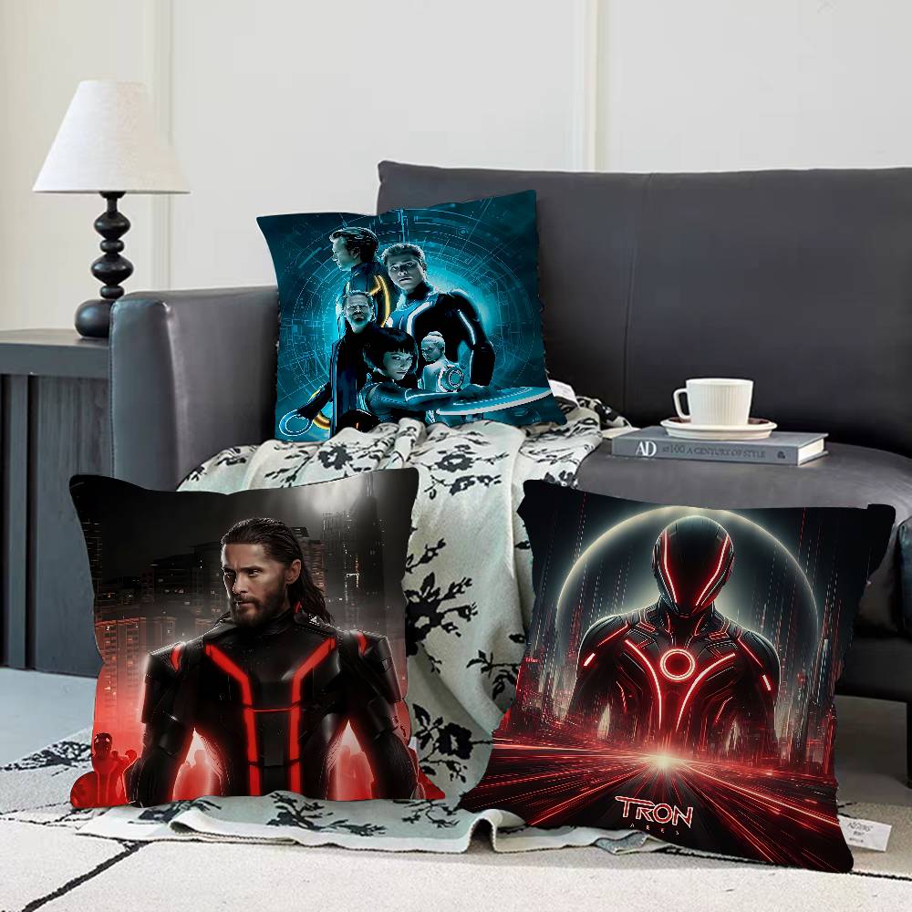 Movie T-Tron Ares Pillow Anime Pillow Sofa Bed Head Pillow Cover Cushion Cover 45x45 Cm Fashion