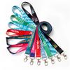 Custom Brand Logo Printed Polyester Lanyard Breakaway Buckle Neck Strap Promotional Custom Lanyards for Business Gift