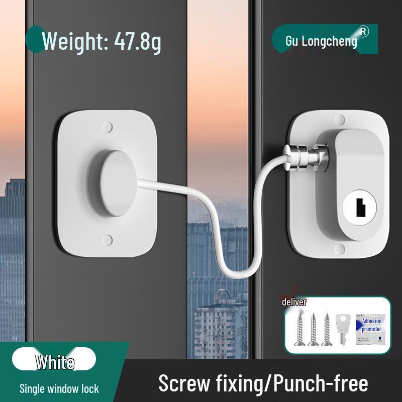 Child Safety Sliding Door & Cabinet Lock - Anti-Pinch & Anti-Open Protection for Drawers & Refrigerators