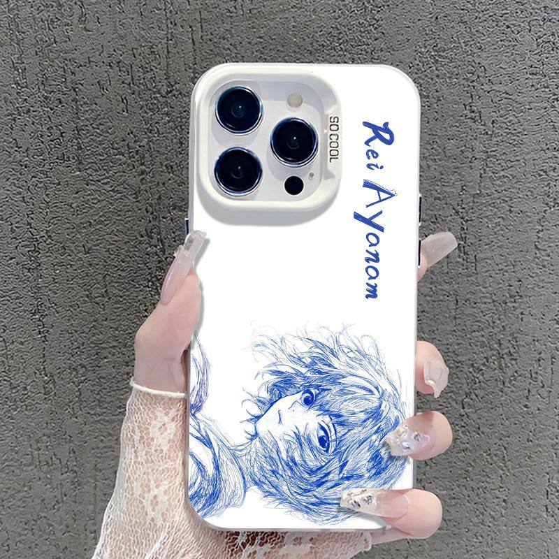 Line draft girl for iPhone17promax16plus color silver 15 mobile phone case 1413 apple 12 personality
