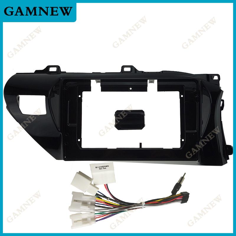 10.1 Inch Car Radio Fascia Panel for TOYOTA Hilux 2014-2019 Stereo Dash Frame