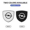 AAGZ1 1/2pcs Metal Shield Car Sticker Badge Body Decoration Emblem For Opel Astra Insignia Corsa Zafira Meriva Mokka Vivaro Vectra