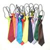 Large Quantity Production Boys And Girls Solid Color Small Tie Children'S Performance Class Uniform Adult Shirt Short Tie