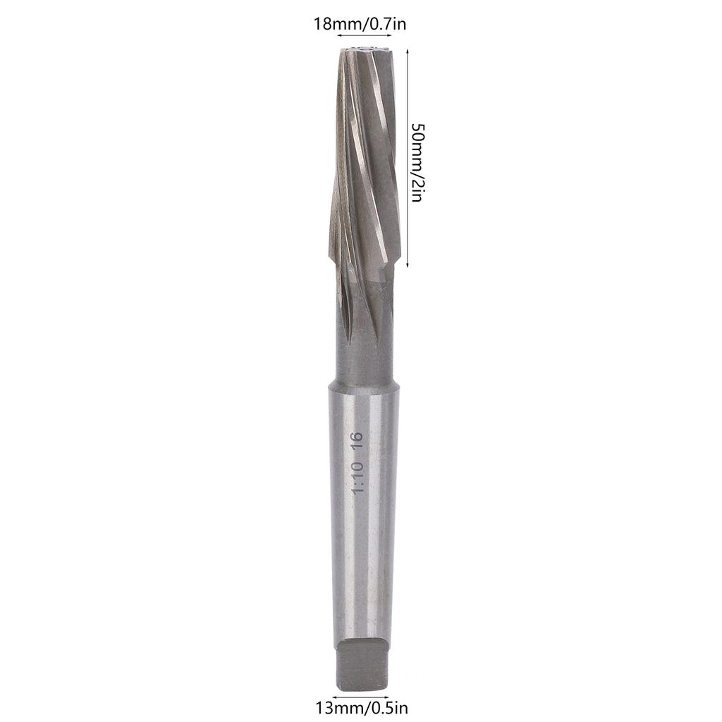 Machine Reamer Replacement High Speed Steel Taper Shank High Accuracy Cutter 1:10