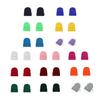 30Pcs Knit Beanie Warm Winter Hats Unisex Kids Soft Cozy Multicolor Cuffed Skull Hat Boys Girls Knitted Hats (15 Colors)