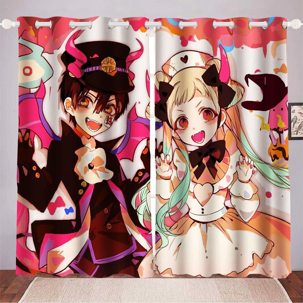 Hanako-kun Cerejeira Japonesa Home Decor Kitchen Living Room Bedroom Curtains For Blackout Curtains Christmas Gifts