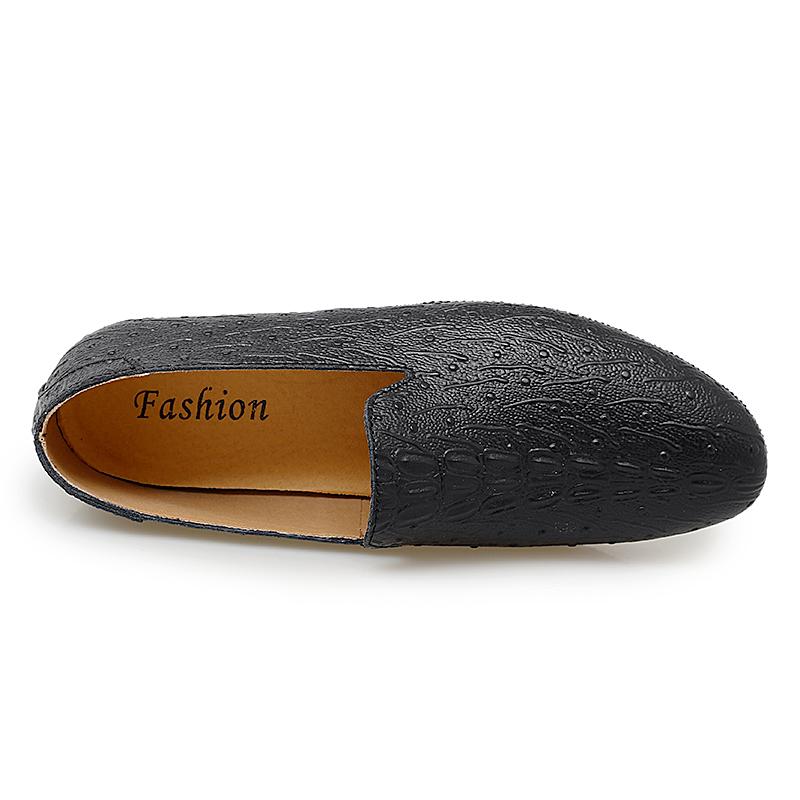 Fashion 2024 Genuine Leather Mens Loafers Fashion Handmade Moccasins Soft Lightweight Slip On Men's Boat Shoe Comfy Italian Shoes Casual