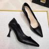New Pointed-Toe Soft Outdoor Elegant And Fashionable Women'S High Heels With The Same Style As The Internet Celebrity