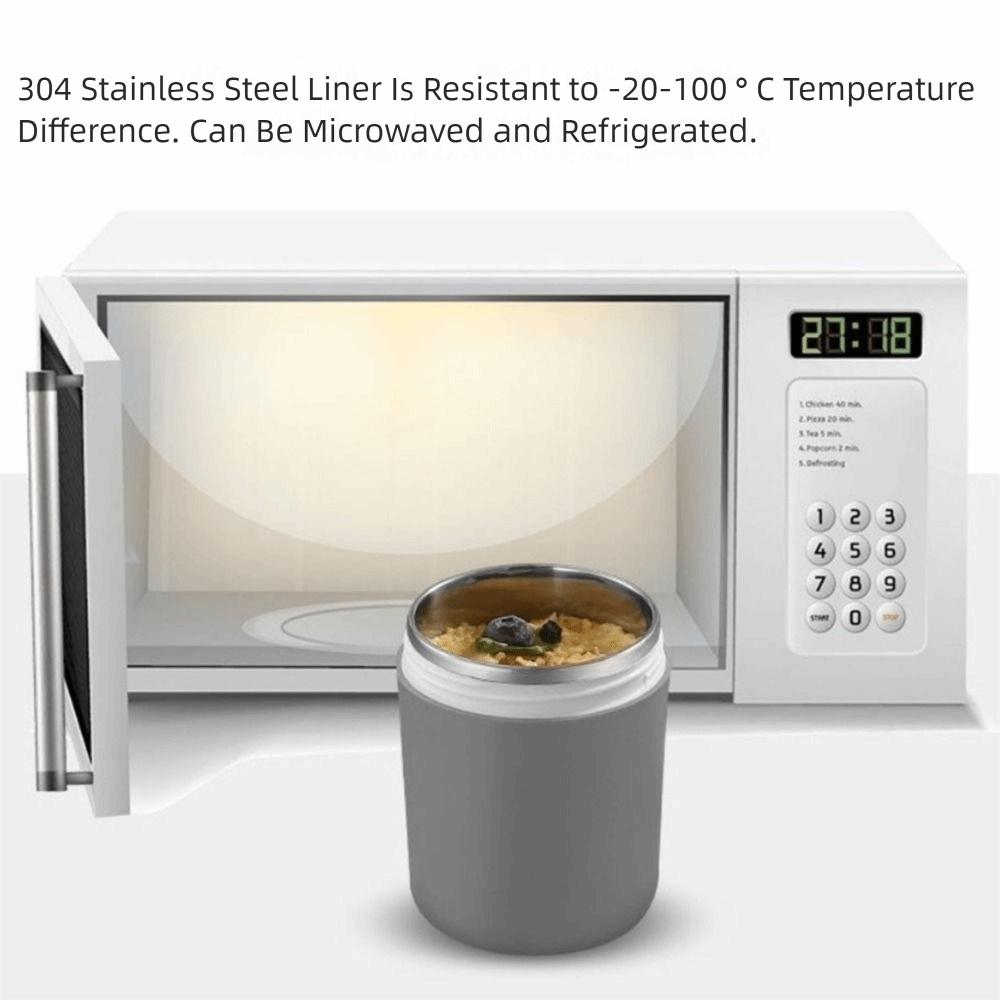 Heat Preservation Thermal Lunch Box 500ML Soybean Milk Cup Practical Insulated Soup Cup  for Home