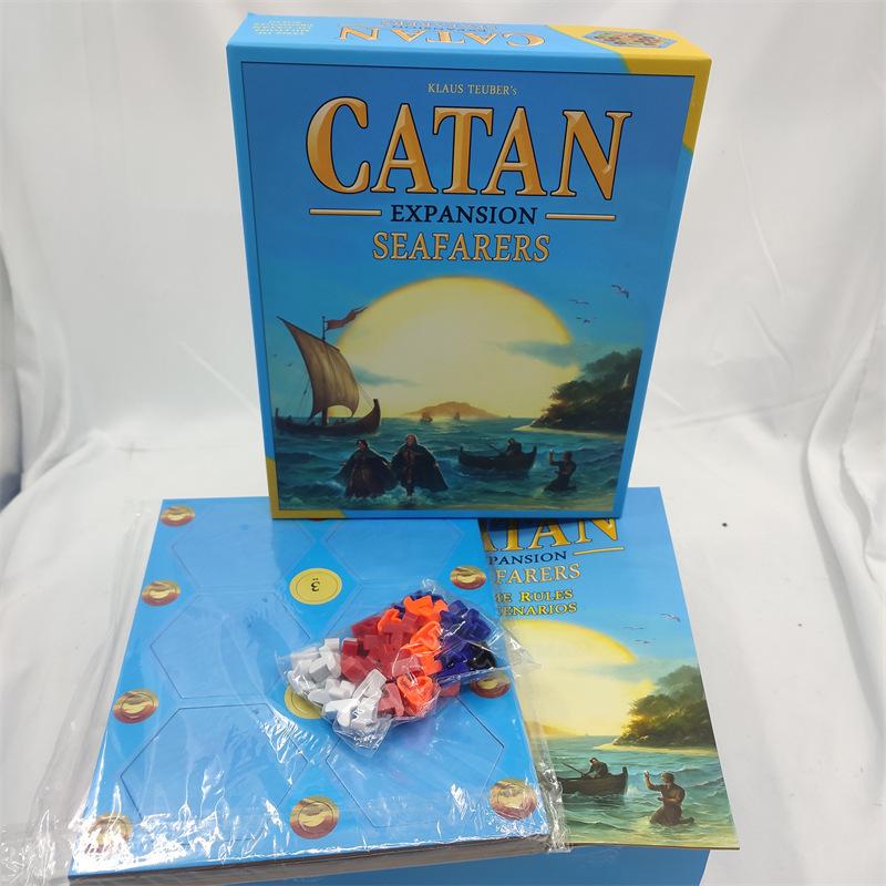 Kaart Puzzel: Catan Eiland Bordspel - Engelse Versie voor Volwassenen & Kinderen