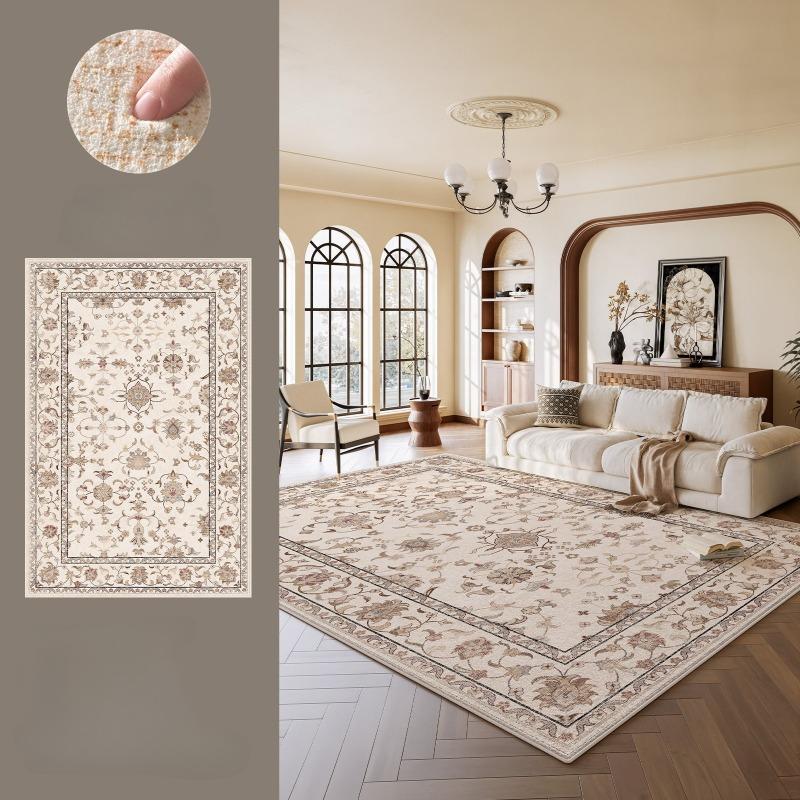 Carpet for Living Room Persian Vintage Sofa Coffee Floor Mat Soft Non-slip Machine Washable Rug Home Decor Bedroom Bedside Rugs